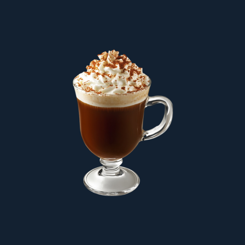 Smooth and bold classic irish coffee